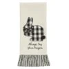 Always Say Your Prayers Applique Dishtowel