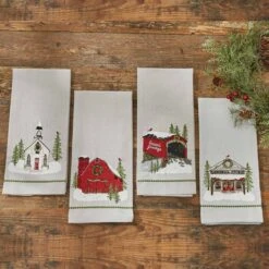 Church Christmas Dishtowel -Park Designs Shop 83 847 2