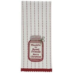 Sweet Friends Applique Dishtowel