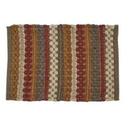 Gathered Pumpkin Chindi Placemat -Park Designs Shop 830 01X 01