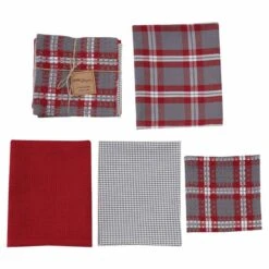 Farmhouse Holiday 3 Dishtowel & 1 Dishcloth Set -Park Designs Shop 858 66 1