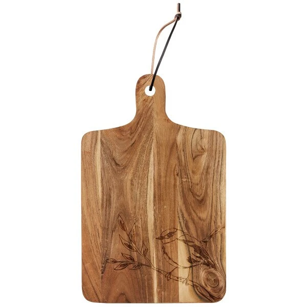 Leaves Etched Wood Cutting Board 1 Leaves Etched Wood Cutting Board