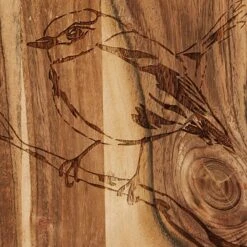 Leaves Etched Wood Cutting Board 5 Leaves Etched Wood Cutting Board -Park Designs Shop 8599 638 3