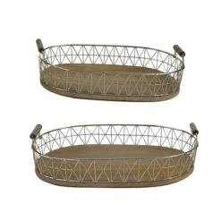 Crestwood Oval Trays Set Of 2