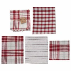 Peppermint Plaid 3 Dishtowel & 1 Dishcloth Set 5 Peppermint Plaid 3 Dishtowel & 1 Dishcloth Set -Park Designs Shop 860 66 1