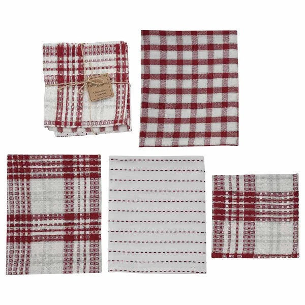 Peppermint Plaid 3 Dishtowel & 1 Dishcloth Set 1 Peppermint Plaid 3 Dishtowel & 1 Dishcloth Set