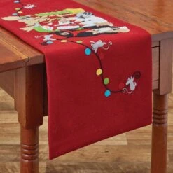 Northwoods Felt Table Runner - 36"L -Park Designs Shop 879 12X 3