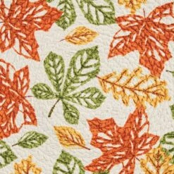 Fall Leaves Printed Braided Placemat 15" Dia -Park Designs Shop 9572 010 3