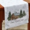 Cabin Sweet Cabin Table Runner 54"L