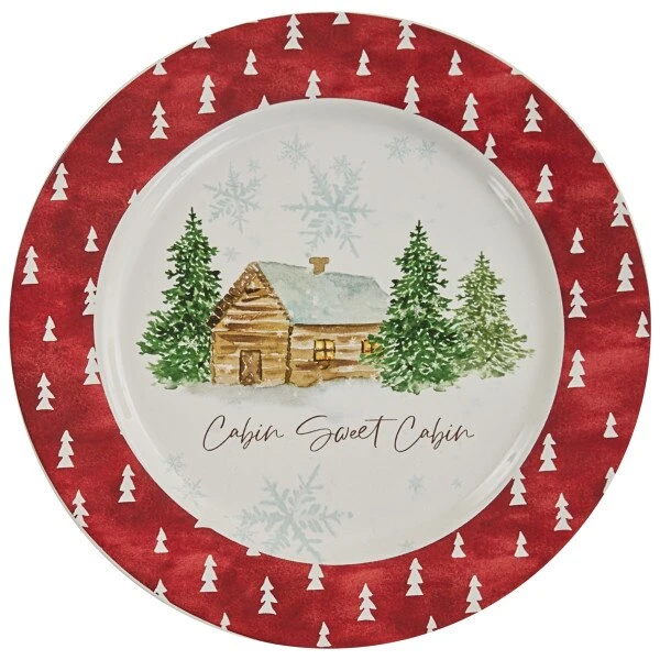 Cabin Sweet Cabin Salad Plate 1 Cabin Sweet Cabin Salad Plate