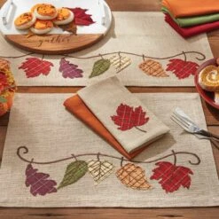 September Leaves Table Runner 36" L -Park Designs Shop 9931 120 2