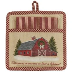 Christmas Memories Pocket Potholder Set