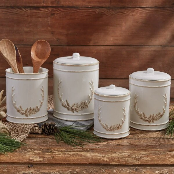 Antler Canister Set Of 3 2 Antler Canister Set Of 3 - Image 2