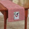 Flurry Snowman Table Runner 54" L