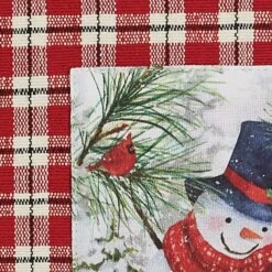 Flurry Snowman Table Runner 54" L -Park Designs Shop 9944 130 3