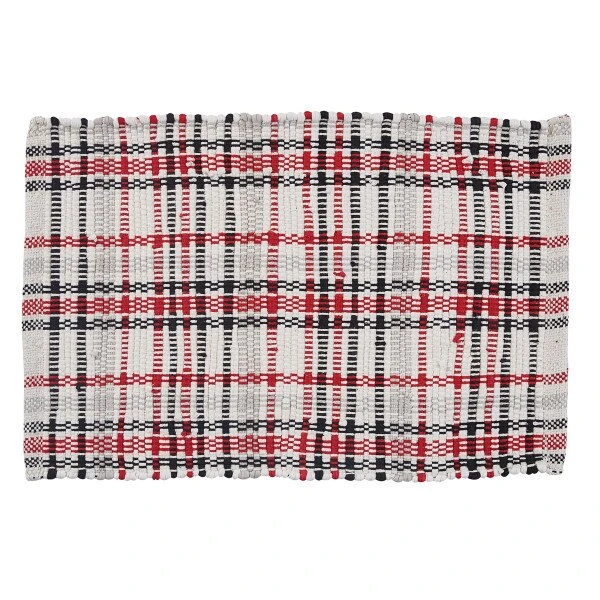 Farmhouse Festive Chindi Placemat 1 Farmhouse Festive Chindi Placemat