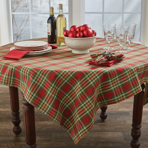 Greenhow Tartan Tablecloth 54" X 54" 2 Greenhow Tartan Tablecloth 54" X 54" - Image 2