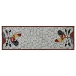 Break Of Day Hooked Rug - 2x6