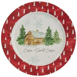Cabin Sweet Cabin Salad Plates - Set Of 4
