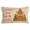 Christmas Memories Candy Cane Inn Pillow Set - 12x20