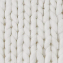 Chunky Knit Pillow - White 18" -Park Designs Shop Chunky Knit Pillow White 18 762242035966 image3 17381.1667560274