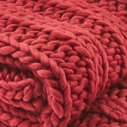 Chunky Ribbed Throw - Garnet 5 Chunky Ribbed Throw - Garnet -Park Designs Shop Chunky Ribbed Throw Garnet 762242033078 image3 02983.1667560231