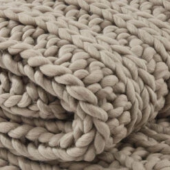 Chunky Ribbed Throw - Mushroom -Park Designs Shop Chunky Ribbed Throw Mushroom 762242033085 image3 53895.1667560220