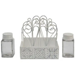 Distressed Tile Napkin Caddy