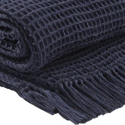 Ellery Throw Navy - 50x60 5 Ellery Throw Navy - 50x60 -Park Designs Shop Ellery Throw Navy 50x60 762242051737 image3 29716.1683278859