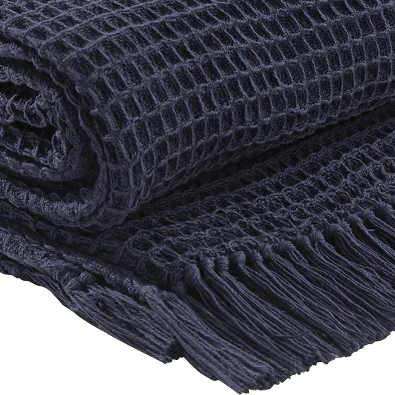 Ellery Throw Navy - 50x60 3 Ellery Throw Navy - 50x60 - Image 3
