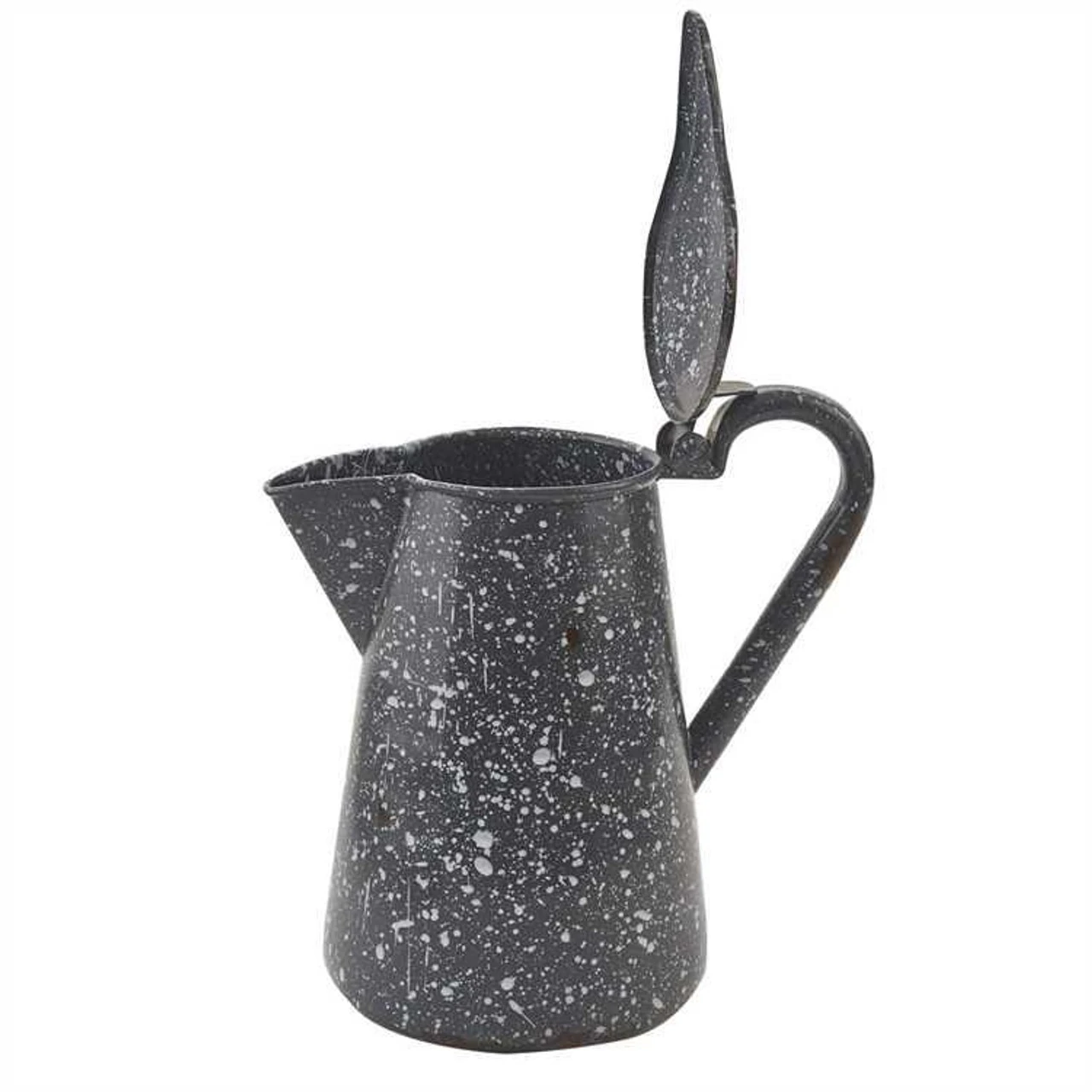 Granite Enamelware Gray - Pitcher With Lid 3 Granite Enamelware Gray - Pitcher With Lid - Image 3