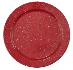 Granite Enamelware Red - Dinner Plates Set Of 4