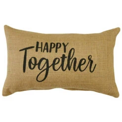 Happy Together Sentiment Pillow - 7x12