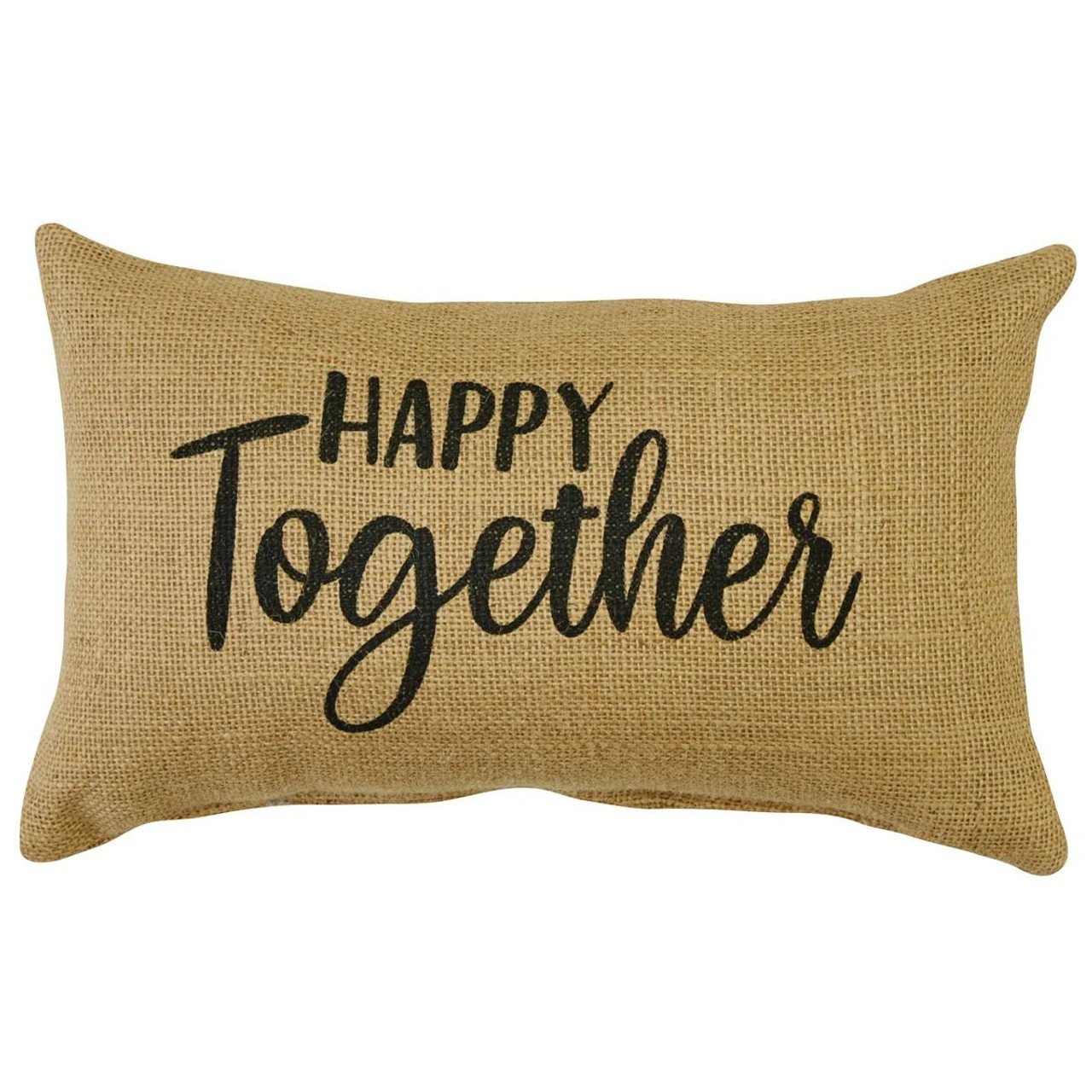 Happy Together Sentiment Pillow - 7x12 1 Happy Together Sentiment Pillow - 7x12