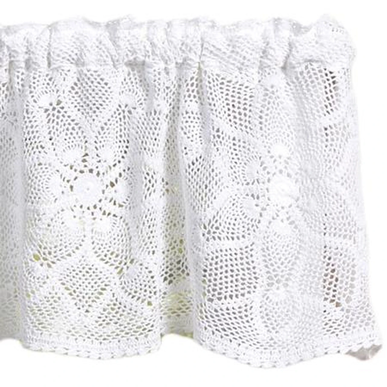 Kadia Crochet Valance - 60x14 1 Kadia Crochet Valance - 60x14