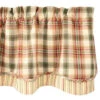Lemon Pepper Valance - Lined Layered 72x16