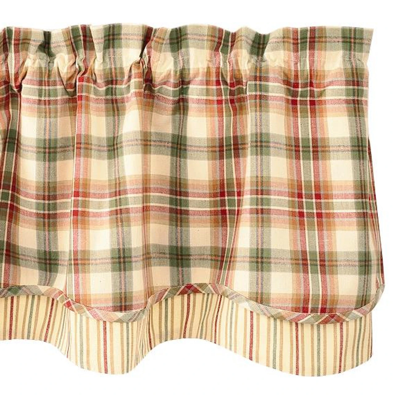 Lemon Pepper Valance - Lined Layered 72x16 1 Lemon Pepper Valance - Lined Layered 72x16