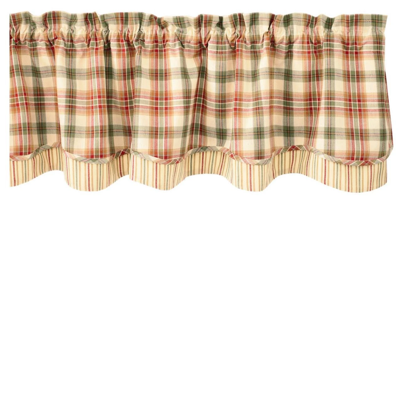 Lemon Pepper Valance - Lined Layered 72x16 2 Lemon Pepper Valance - Lined Layered 72x16 - Image 2