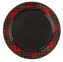 Sportsman Plaid Dinner Plates - Set Of 4