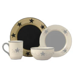 Star Vine Dinner Plates - Set Of 4