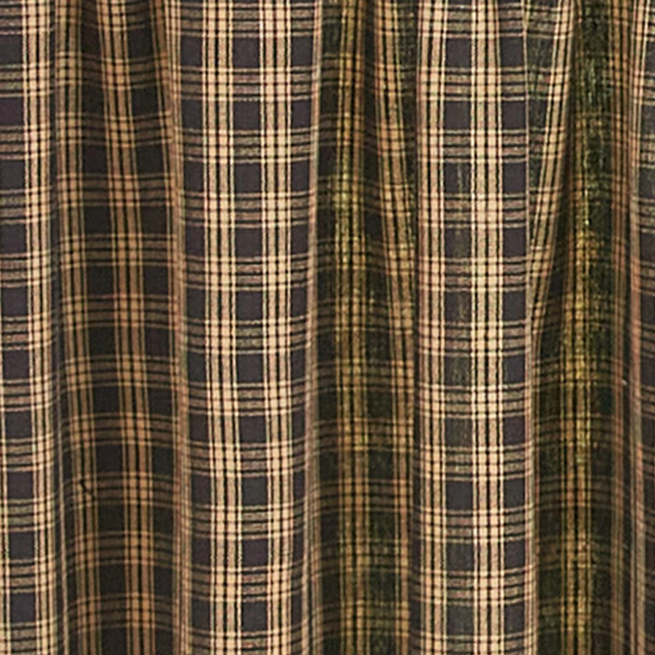 Sturbridge Black Plaid Tiers - Ruffle 72x36 4 Sturbridge Black Plaid Tiers - Ruffle 72x36 - Image 4