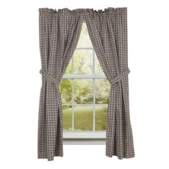 Sturbridge Navy Panels - Lined 72x63