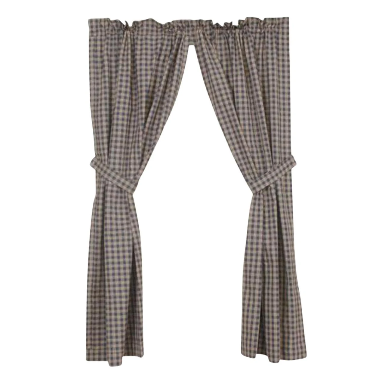 Sturbridge Navy Panels - Lined 72x63 2 Sturbridge Navy Panels - Lined 72x63 - Image 2