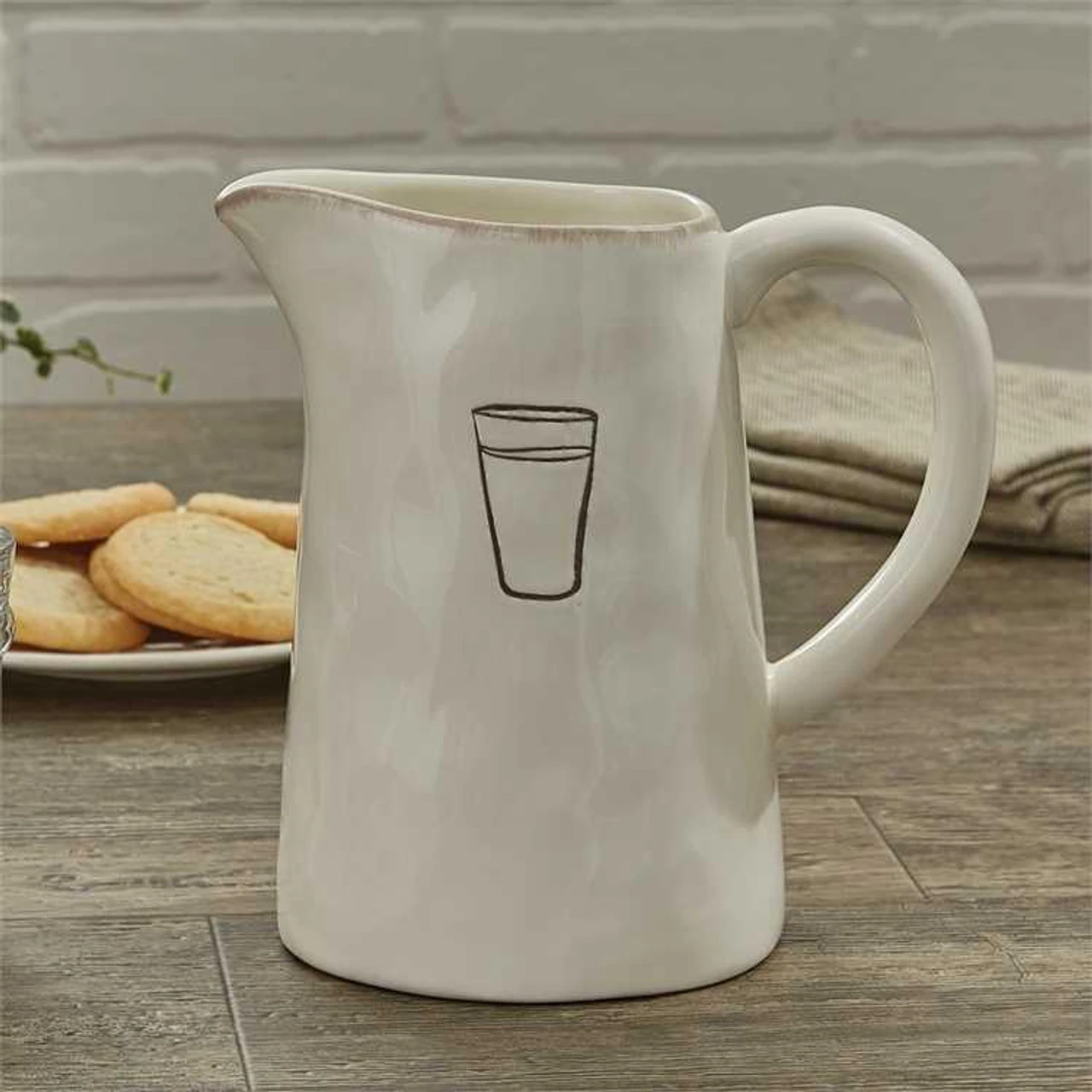Villager Pitcher - Cream 1 Villager Pitcher - Cream