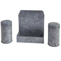 Vintage Napkin Holder And Salt & Pepper Caddy 6 Vintage Napkin Holder And Salt & Pepper Caddy -Park Designs Shop Vintage Napkin Holder and Salt Pepper Caddy 762242043527 image3 59772.1667567845