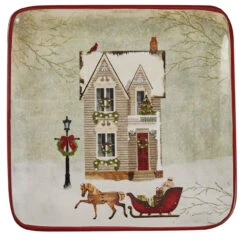 Vintage Town Square Salad Plates - Set Of 4 -Park Designs Shop Vintage Town Square Salad Plates Set of 4 762242015012 image3 91495.1665775624