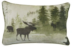 Watercolor Wildlife Pillow - 16x26