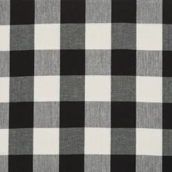 Wicklow Check Black & Cream Prairie Gathered Curtains - 72x63 -Park Designs Shop Wicklow Check Black Cream Prairie Gathered Curtains 72x63 762242995222 image4 58219.1689059964