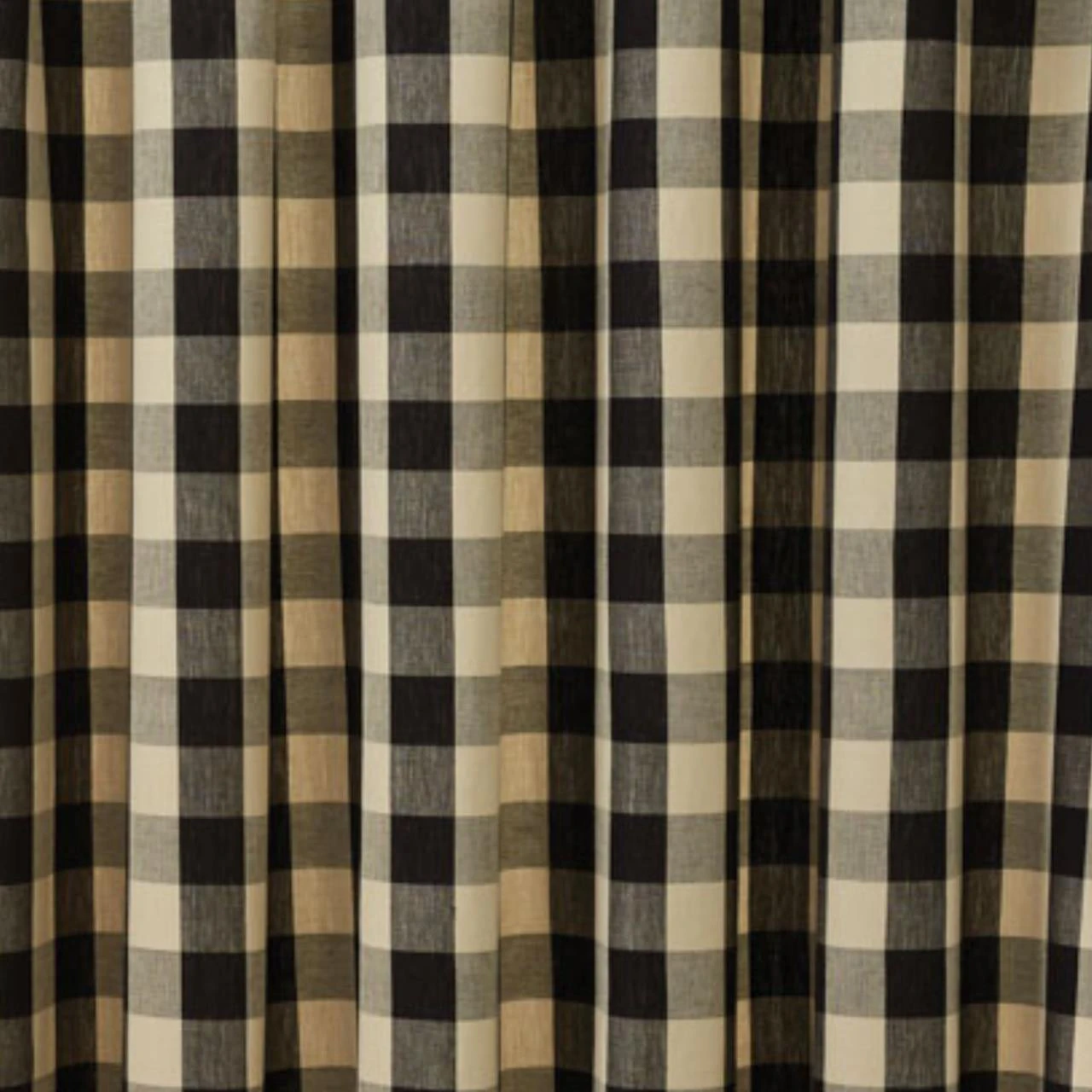 Wicklow Check Black Panels - 72x63 4 Wicklow Check Black Panels - 72x63 - Image 4