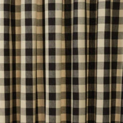Wicklow Check Black Prairie Gathered Curtains - 72x63 -Park Designs Shop Wicklow Check Black Prairie Gathered Curtains 72x63 762242415119 image4 17612.1689052563